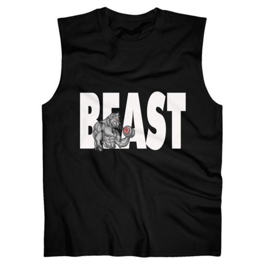 NEW Beast Men's Ultra Cotton Sleeveless Tank #635